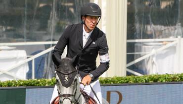 Henrik von Eckermann and Calizi best in the  CSI4* 1.50m Premio La Mobiliare Assicurazioni in Ascona