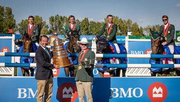 Ireland wins the CSIO5* 1.60m BMO Nations Cup at Spruce Meadows 'Masters' 2023