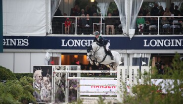 Denis Lynch and Cornets Iberio best in the Sires of the World in Lanaken