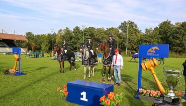 Westphalian Studbook crowned champion for 8-year-old horses at WBFSH Studbooks Jumping Global Champions Trophy