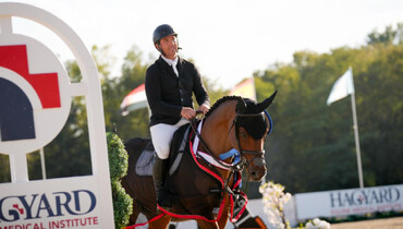 Alex Granato and Helios VD Nosahoeve best the field to win $50,000 Hagyard Equine 1.45m Welcome CSI3*