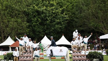 Home win for Manuel Gonzalez Dufrane and Hortensia van de Leeuwerk in the CSI5* 1.60m Grand Prix in Coapexpan