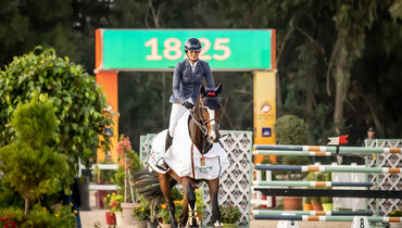 Marine Scauflaire and Cuba Libre de Nevada Z win the CSIO4*-W 1.55m World Cup Grand Prix in Rabat