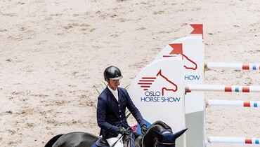 Ben Maher and Exit Remo kick off the weekend at Agria Oslo Horse 2023 with a win