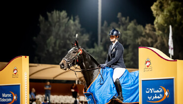 Jessica Burke and Express Trend best in the CSIO4*-W 1.50m Prix Maroc Telecom in Rabat