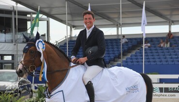 Lorenzo de Luca wins the Prijs Sea Coast at Knokke Hippique