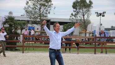 Rik Hemeryck home from Knokke Hippique with a Porsche Macan