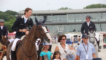 Martin Fuchs makes it a win in Mons