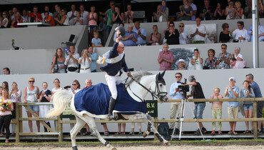 Albert Zoer and Gigolo win the Grand Prix at Outdoor Gelderland