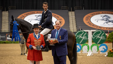 Rene Dittmer continues his winning streak in the $73,800 International Welcome Stake presented by North Star