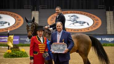 Conor Swail and Casturano win the $38,700 International Speed Stake presented by T&R Development