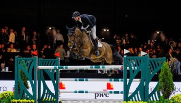 Frank Schuttert and Gream win the CSI4* 1.50m VDL Groep Prize at Jumping Indoor Maastricht 2023