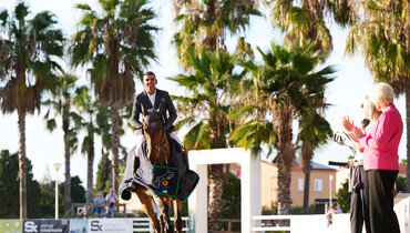 Home win for Mariano Martinez Bastida and Jup in the CSI3* Grand Prix  presented by Oliva Nova Beach & Golf Resort at Autumn MET II 2023