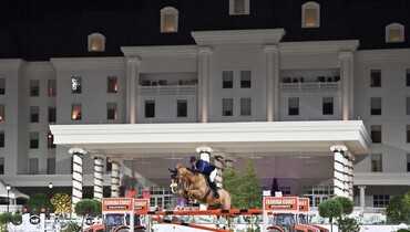 Luis Sabino Goncalves and Scoop de Septon Z lead the way in the $150,000 Florida Coast Equipment Grand Prix CSI3*