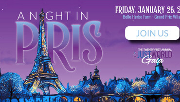 Experience the magic of Paris at the 21st annual JustWorld Gala