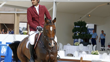 Hamad Ali Mohamed A Al Attiyah best in the CSIU25 GP in Valkenswaard