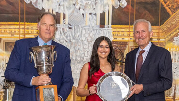 USET Foundation awards presented to W. James McNerney Jr., Zayna Rizvi, and McLain Ward