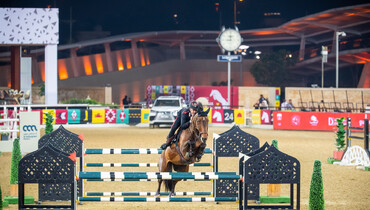 Emanuele Gaudiano and Nikolaj de Music start week three at the Doha Tour 2024 with a win