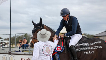 Paul O’Shea and Squirt Gun set the pace in the $35,000 C. Jarvis Insurance 1.45m Welcome CSI2*