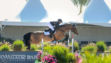 Ali Ramsay and Bonita VH Keizershof Z sprout wings in $32,000 1.50m Speed