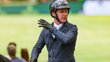 The CSI5*-W Grand Prix H.H. Sharjah Ruler Cup presented by Longines to Ireland's Michael Pender and HHS Calais