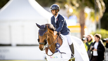 Emanuele Camilli and Odense Odeveld win the CSI4* 1.55m Andalucía Grand Prix at the Sunshine Tour