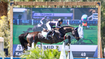 Kaitlin Campbell and Tashmir Z take on first FEI win together