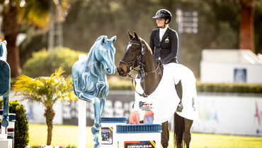 Jessica Burke and Express Trend top the CSI4* 1.55m Equine America Grand Prix at the Andalucía Sunshine Tour