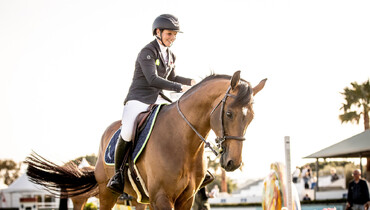 Sanne Thijssen and Con Quidam RB top the CSI4* 1.50m Big Tour Ayto. De Barbara Trophy at Andalucía Sunshine Tour