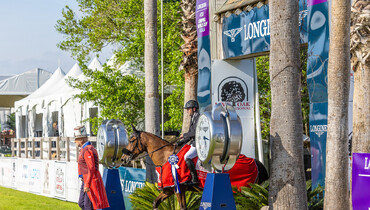 Simon McCarthy and Gotcha with Friday's biggest win at CSI4*-W Live Oak International