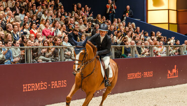 Angelica Augustsson Zanotelli and Kalinka van de Nachtegaele top the CSI5* 1.55m Le Saut Hermès in Paris