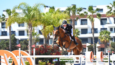 Alexander Butler and Jurry Bleu K best in the CSI3* 1.50m CHG Grand Prix at Spring MET IV 2024