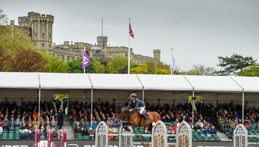 Steve Guerdat and Looping Luna win the CSI5* 1.55m The Defender Stakes at Royal Windsor Horse Show