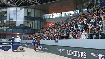 Gilles Thomas and Luna van het Dennehof  win the  Longines Global Champions Tour Grand Prix of Shanghai