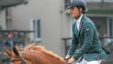 Victory for Pedro Veniss and Nimrod de Muze Z in the CSI4* 1.55m Grand Prix presented by Pietro Coricelli Spa in Montefalco