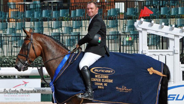 Darragh Kerins scores major win aboard Thunder D'Amaury in Suncast® FEI Welcome at Tryon Summer 4