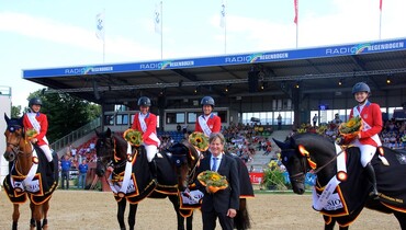 American ladies lead the way in the 100th Nations Cup of Germany