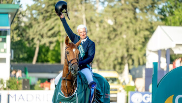 Roger Yves Bost and Ballerine du Vilpion best in the 48th Copa S.M El Rey presented by Caser Grupo Helvetia in Madrid