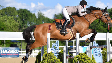 Cathleen Driscoll and Arome dominate $125,000 Mary Rena Murphy Grand Prix CSI3* at Kentucky Spring Classic