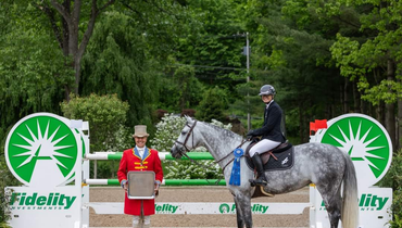 Ballard back on top in $38,700 FEI 1.45m jump-off presented by Fidelity Investments at 2024 Old Salem Farm Spring Horse Shows