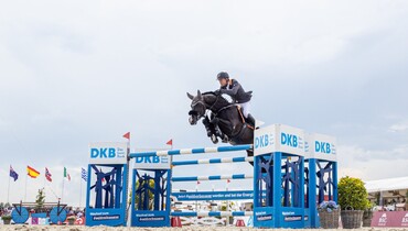 Philip Rüping and Baloutaire PS best in the CSI4* 1.60m Deutsche Kreditbank AG Grand Prix in Hohen Wieschendorf