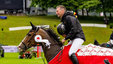 Koen Vereecke and Oilily de Muze top the CSIO5* 1.50m Prize Suttero in St. Gallen