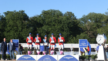 Team Belgium wins the Longines EEF Series qualifier in Luxembourg