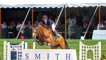Cathleen Driscoll accelerates to win the $62,480 FEI 4* Upperville Welcome Stakes sponsored by Mr. & Mrs. Michael A. Smith at the Upperville Colt & Horse Show presented by MARS Equestrian™