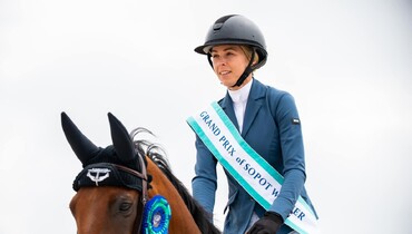 Zascha Nygaard Lill and Stanley to the top in the CSIO4* 1.60m Grand Prix in Sopot
