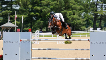 Amanda Derbyshire delivers win with Otto BH in $100,000 Lugano Diamonds 1.50m Grand Prix CSI3*, presented by Hagyard Equine Medical Institute