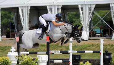 Nicky Galligan nabs the win in the $31,020 CSI2* Welcome with Nikita van de Leeuwerk