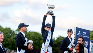 What dreams are made of… Jeanne Sadran and Dexter de Kerglenn win the Longines Global Champions Tour Grand Prix of Paris