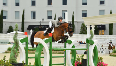 Partnership pays off for Amanda Derbyshire and Cornwall BH in the $31,500 Grand Prix qualifier CSI2*
