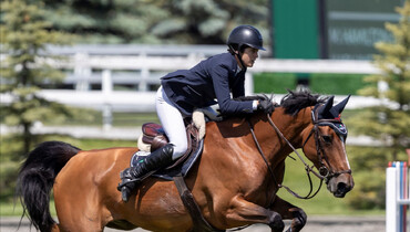 Mckayla Langmeier and Pepita vd Rollebeek win the CSI5* PH&N Cup on day three of Spruce Meadows ‘Pan American’ presented by Rolex